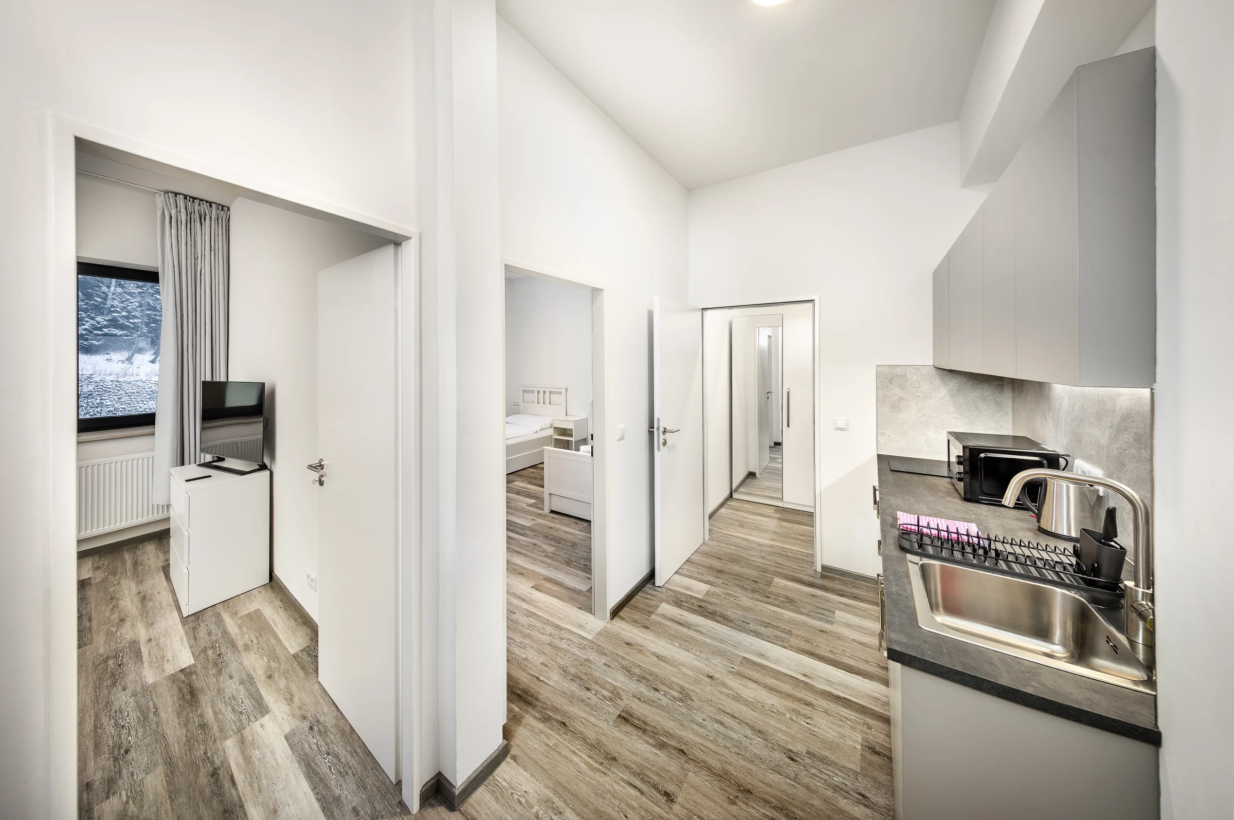 Residence Riverside - Apartmán typu Deluxe se 2 ložnicemi